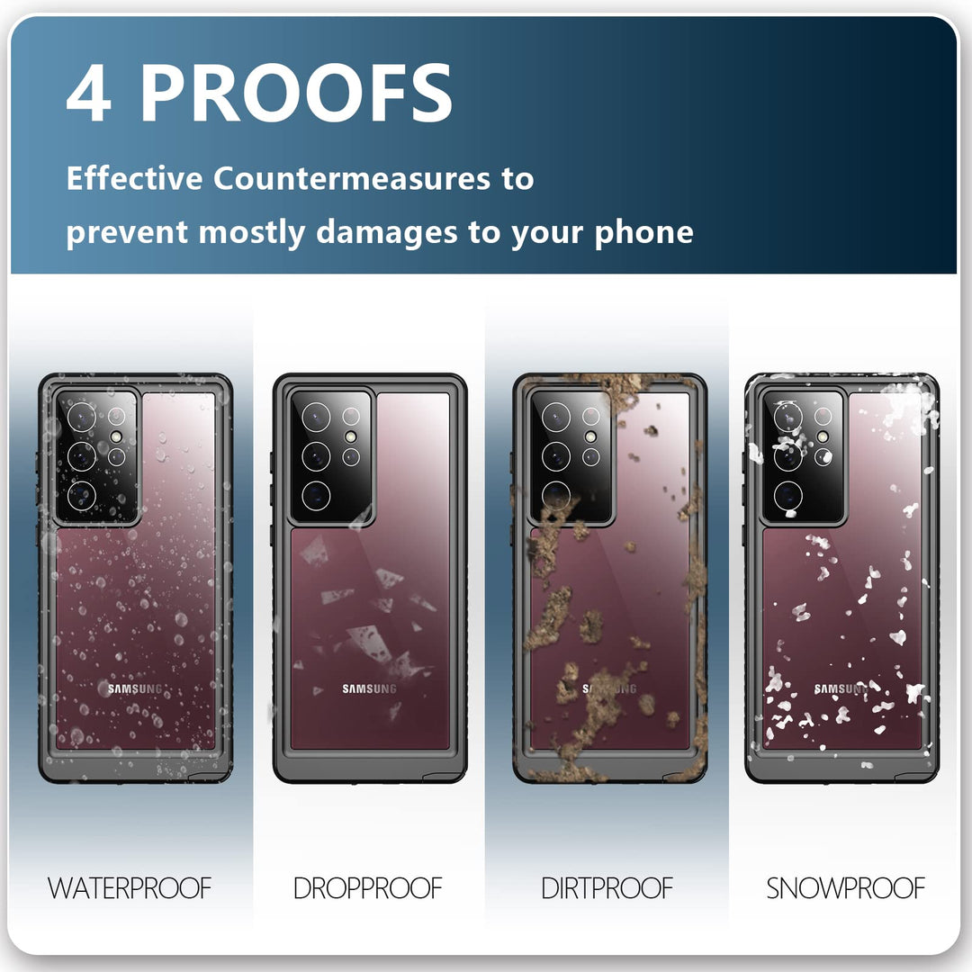 SPIDERCASE Designed for Samsung Galaxy S22 Ultra Case, 