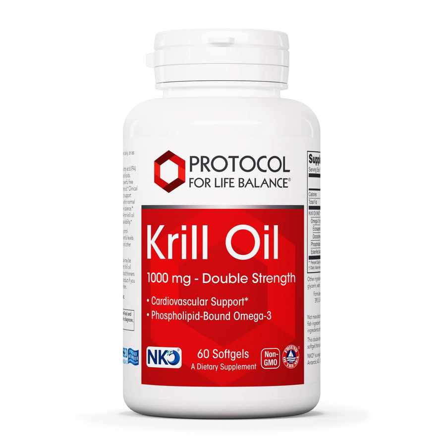 Krill Oil 1,000mg - Extra Strength Krill Oil Supplement - DHA & EPA - with Astaxanthin - Support Heart, Brain, Joints - Non-GMO & Halal - 60 Softgels