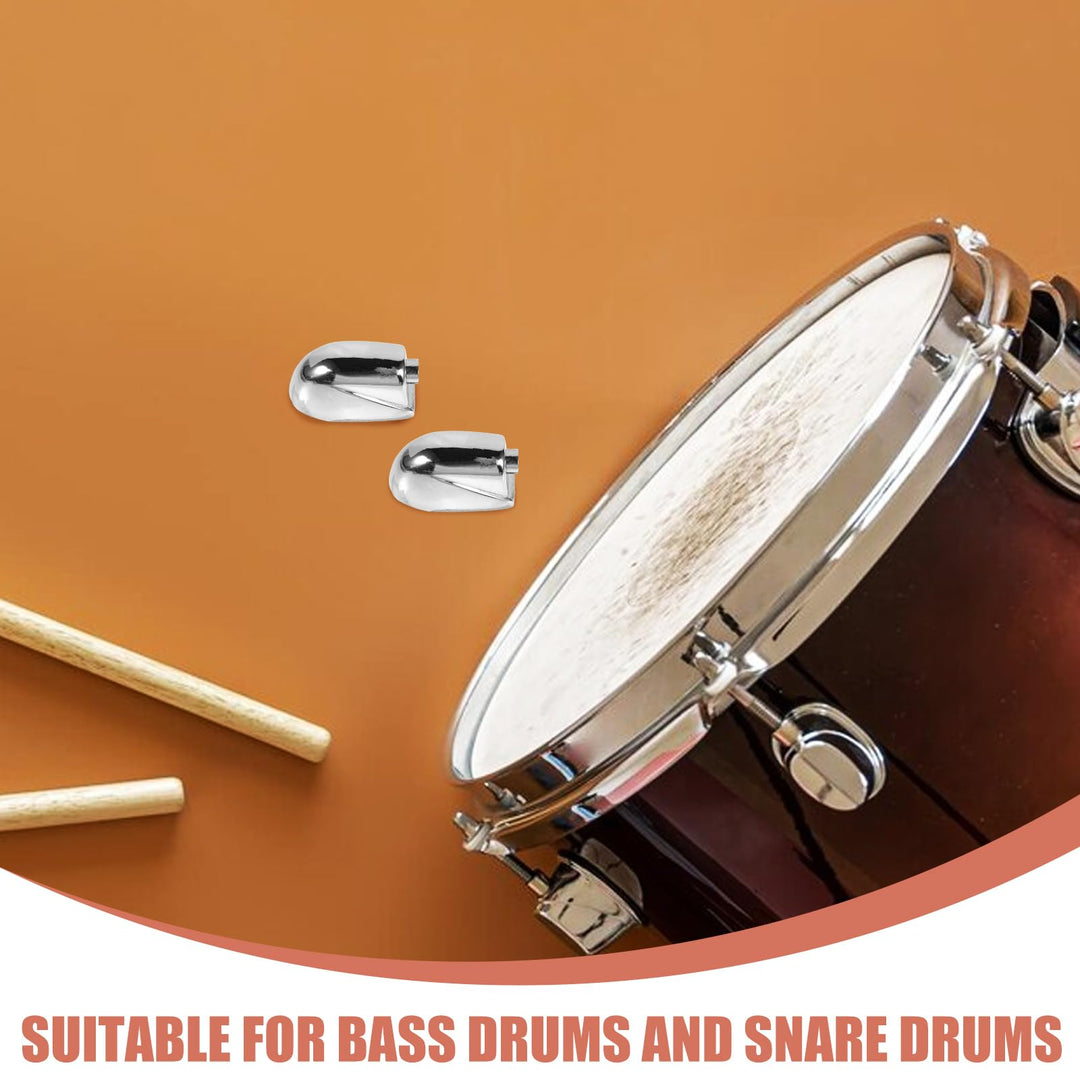 5Pcs Drum Claw Hook For Bass Drums Snare Drum Parts Accessories Replacement WC21 (Silver)