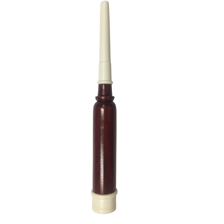 Standard Rosewood Highland Bagpipe Practice Chanter IMM Wooden Ivory Fitting with Famous Brown Scottish color comes with Reed