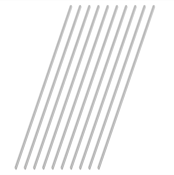 3mm x 300mm 304 Stainless Steel Round Rod, Metal Solid Shaft Rods Lathe Bar Stock for DIY Crafts Model Car Helicopter Airplane 10pcs