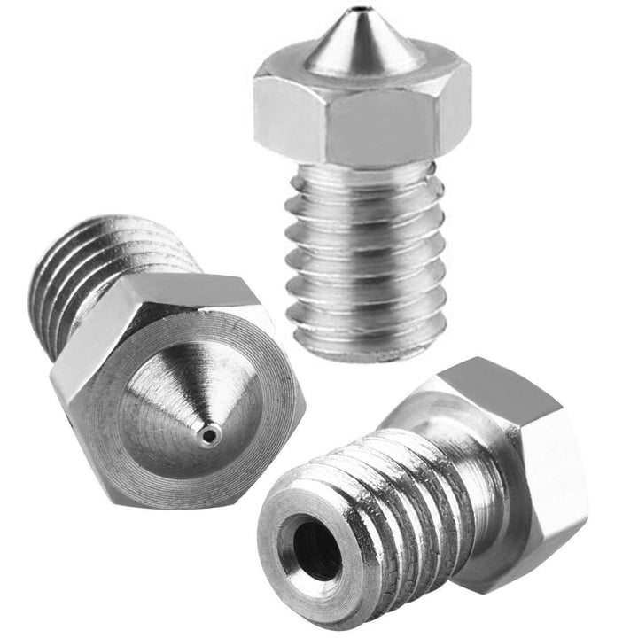 3D Printer Nozzle, ExcelFu 16 Pieces Stainless Steel 3D Printer Nozzles 0.2 mm, 0.3 mm, 0.4 mm, 0.5mm, 0.6 mm, 0.8 mm, 1.0 mm Extruder Nozzle Print Head for E3D Makerbot