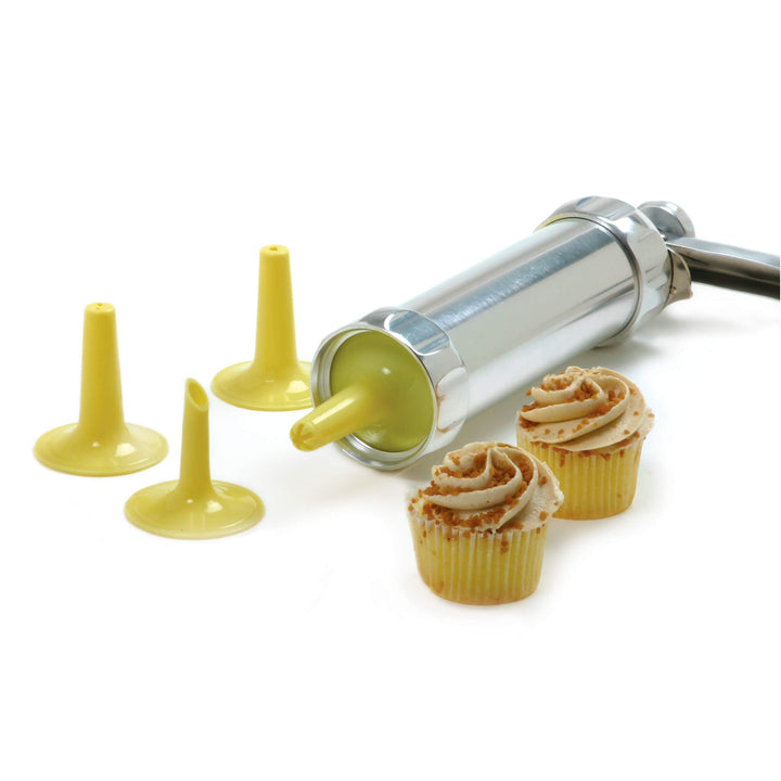 Norpro Deluxe Cookie Press with Icing Gun