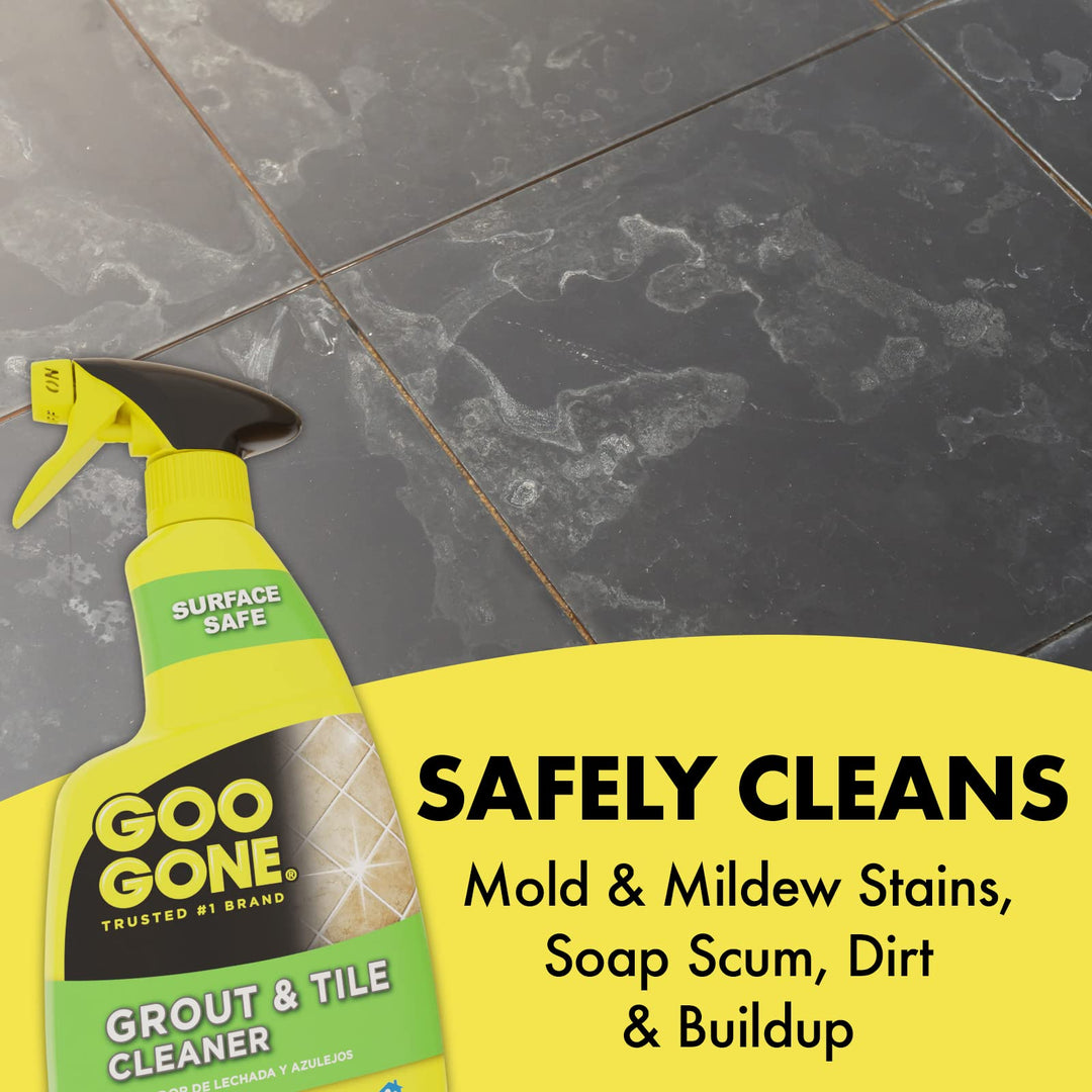Grout &amp; Tile Cleaner - 28 Ounce - Removes Tough Stains Dirt Caused By Mold Mildew Soap Scum and Hard Water Staining - Safe on Tile Ceramic Porcelain