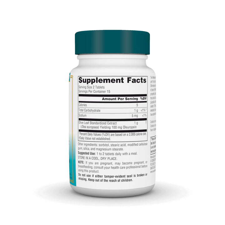 Source Naturals Wellness Olive Leaf - 500 mg - 30 Table