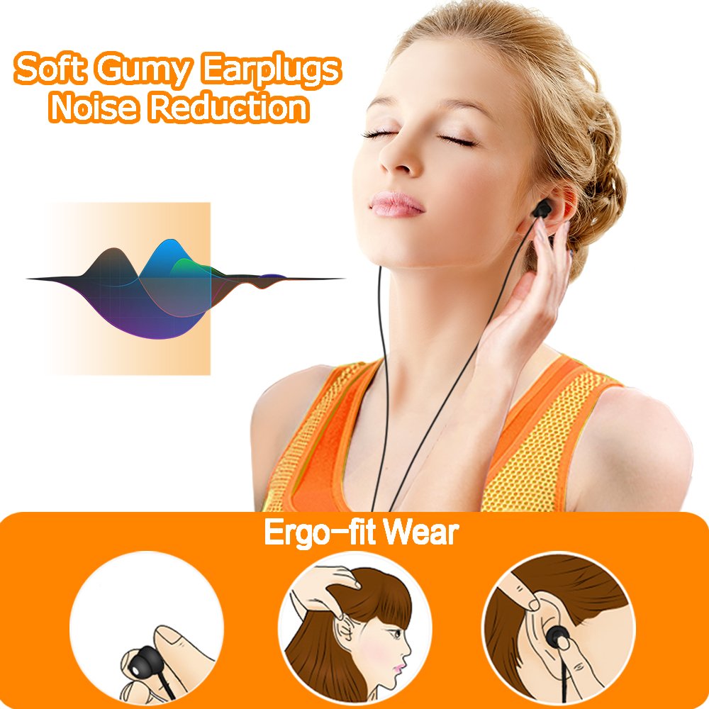 MAXROC Sleep Earplugs - Noise Isolating Ear Plugs Sleep