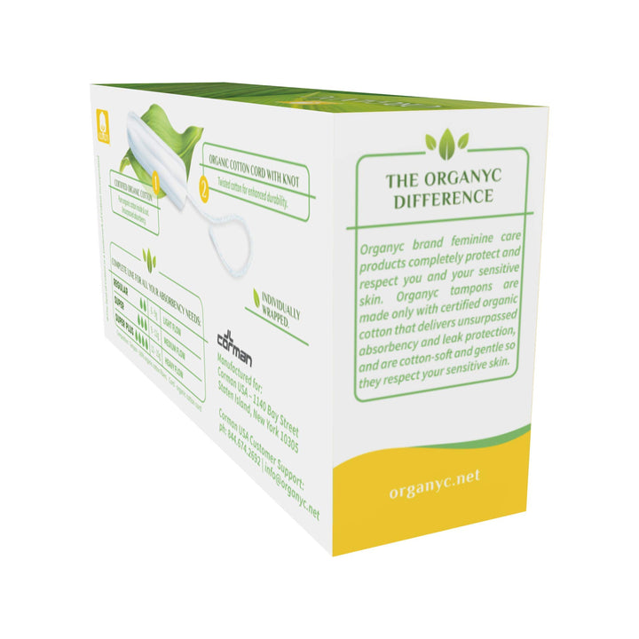 Organyc 100% Organic Cotton Tampon without applicator f