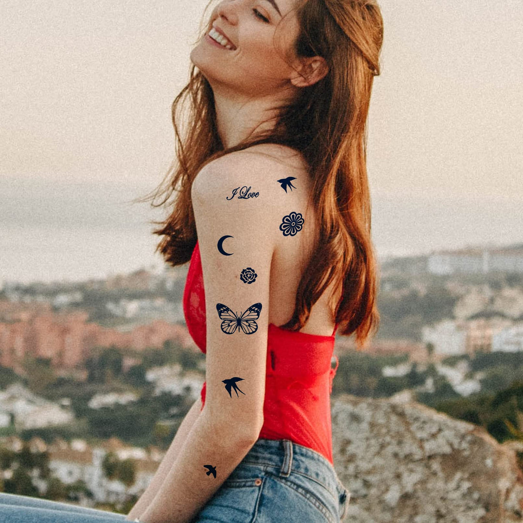 Full Arm Temporary Tattoos for Men and Womenï¼Å’Sleeve Tattoos Waterproof and Long Lasting