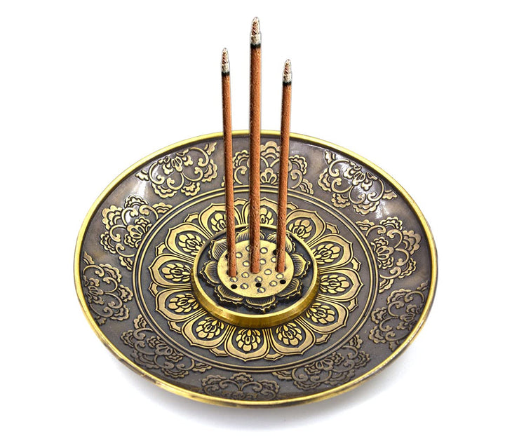meifan Incense Stick Holder, Brass Incense Burner 9 Inc