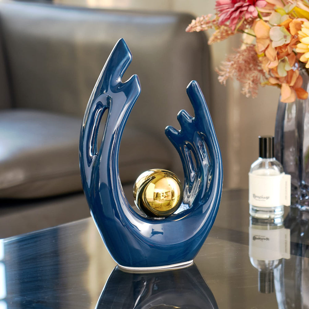 Modern Living Room Decor Art Ceramic Statues for Home Decor Accents Dining Table Decorations for Living Room Office Bedroom Kitchen Apartment Decor