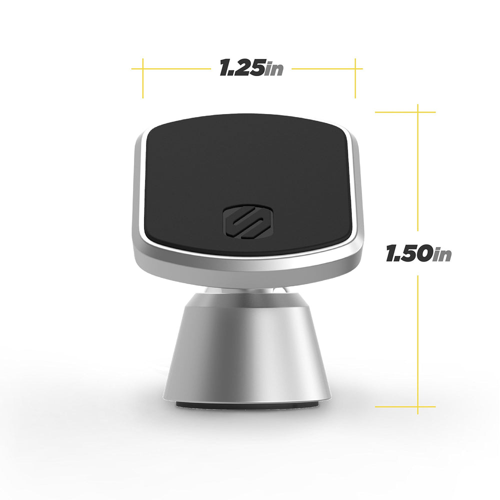 MEDSR MagicMount Elite Universal Magnetic Dash Mount for Mobile Devices, Silver
