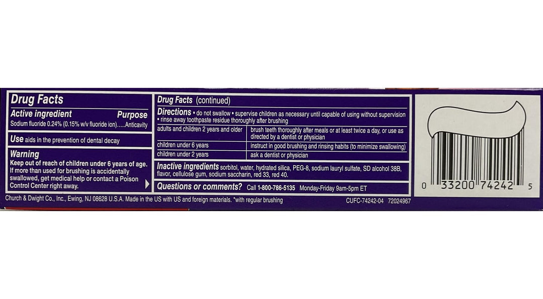Close Up CloseUp Anticavity Fluoride Toothpaste Freshen