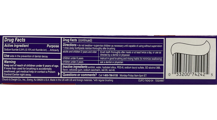 Close-Up Fluoride Toothpaste, Freshening Red Gel 4 oz (Pack of 3)