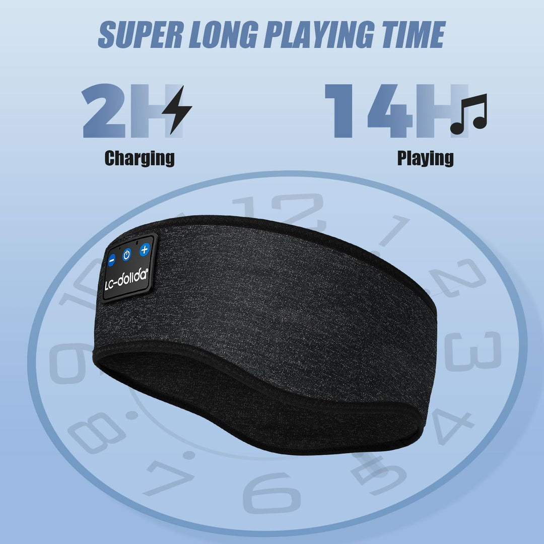 LC-dolida Sleep Headphones Bluetooth Headband, Wireless