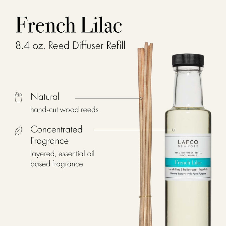 LAFCO Diffuser Refill, French Lilac, 8.4 Fl Oz