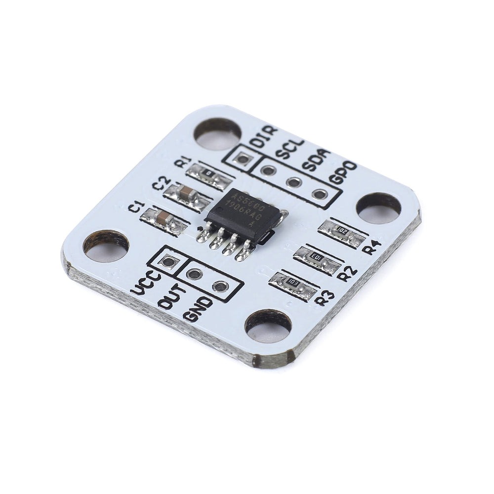 AS5600 Magnetic Encoder 12bit high Precision Magnetic Induction Angle Measurement Sensor Module 3.3V (5PCS)