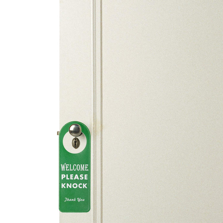 Kichwit Do Not Disturb Door Hanger Sign, 2 Pack Please 