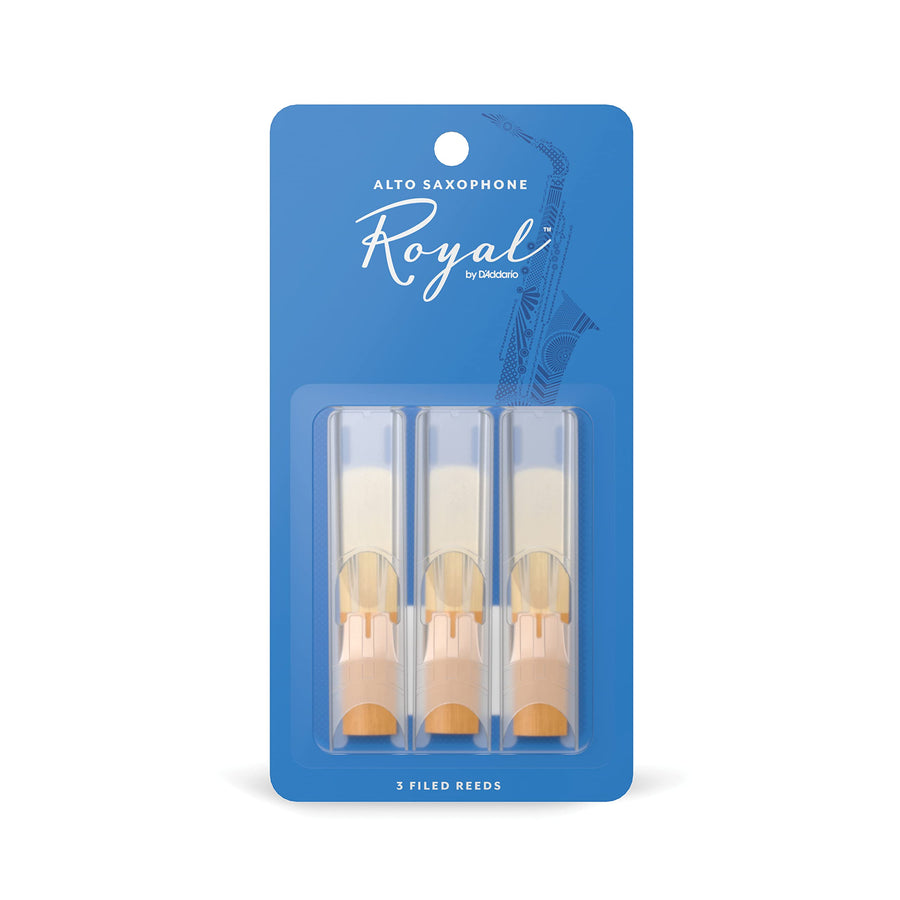 Rico Royal Alto Sax Reeds, Strength 1.5, 3-pack