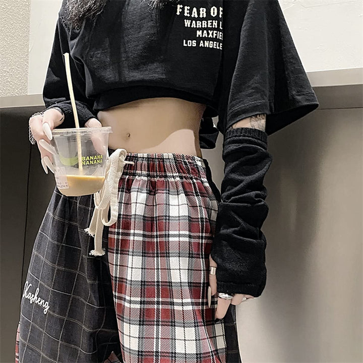 Women Gloves Goth Arm Sleeve Cool Black Moon Cross Printed Hip Hop Arm Warmers