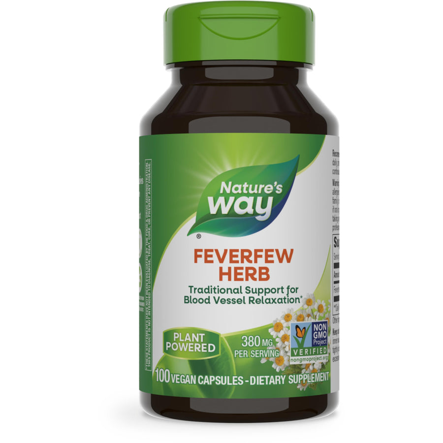 Nature's Way Feverfew Herb, Traditional Support for