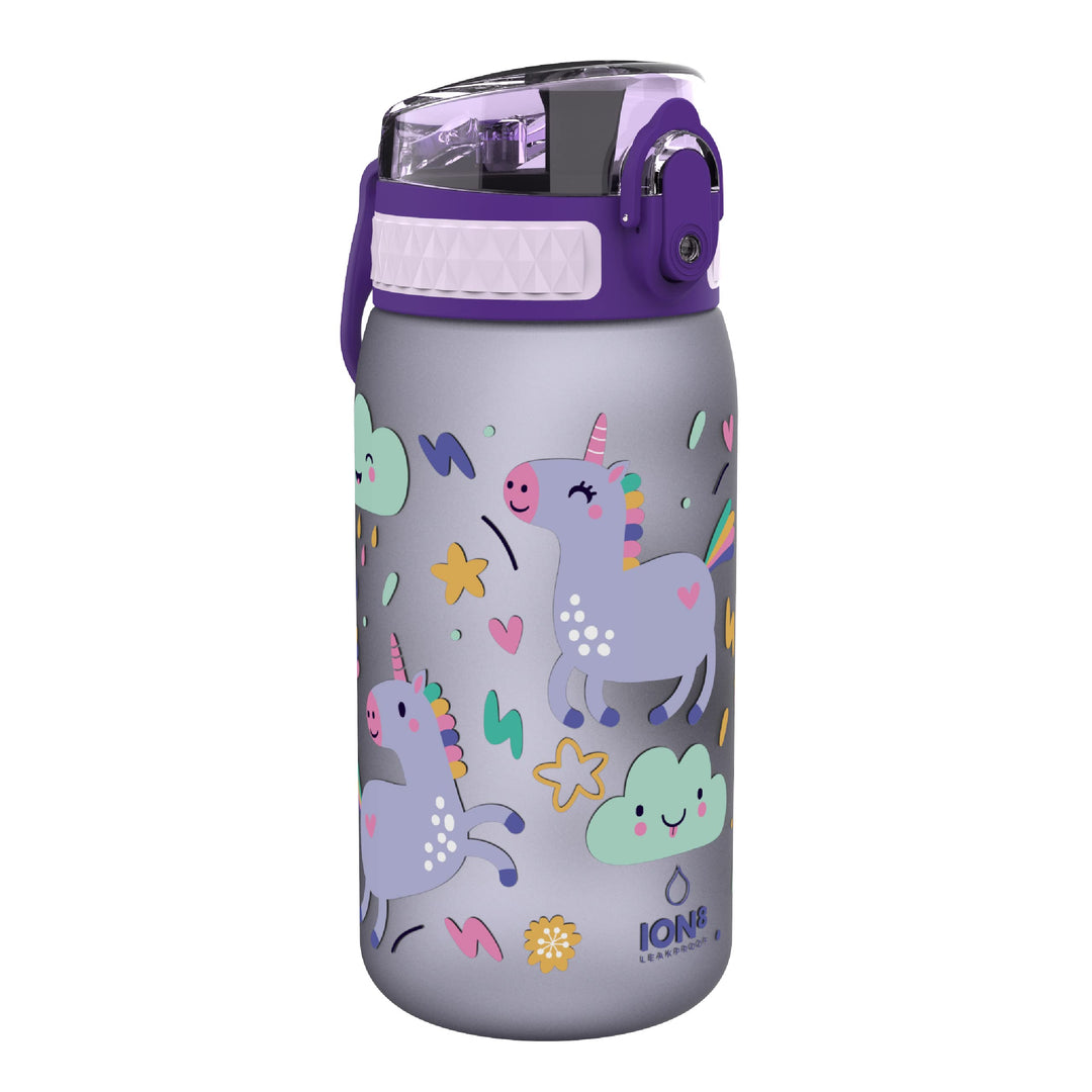 Ion8 Pod Leak Proof BPA Free Kids Water Bottle, 350ml (