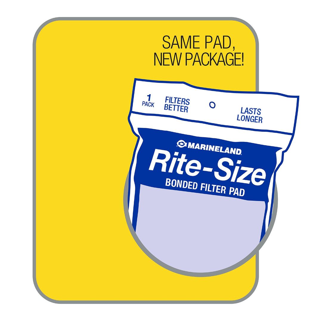 Marineland Bonded Filter Pad, Cut To Fit Any aquarium Filter, Whites &amp; Tans, 312 sq. in.