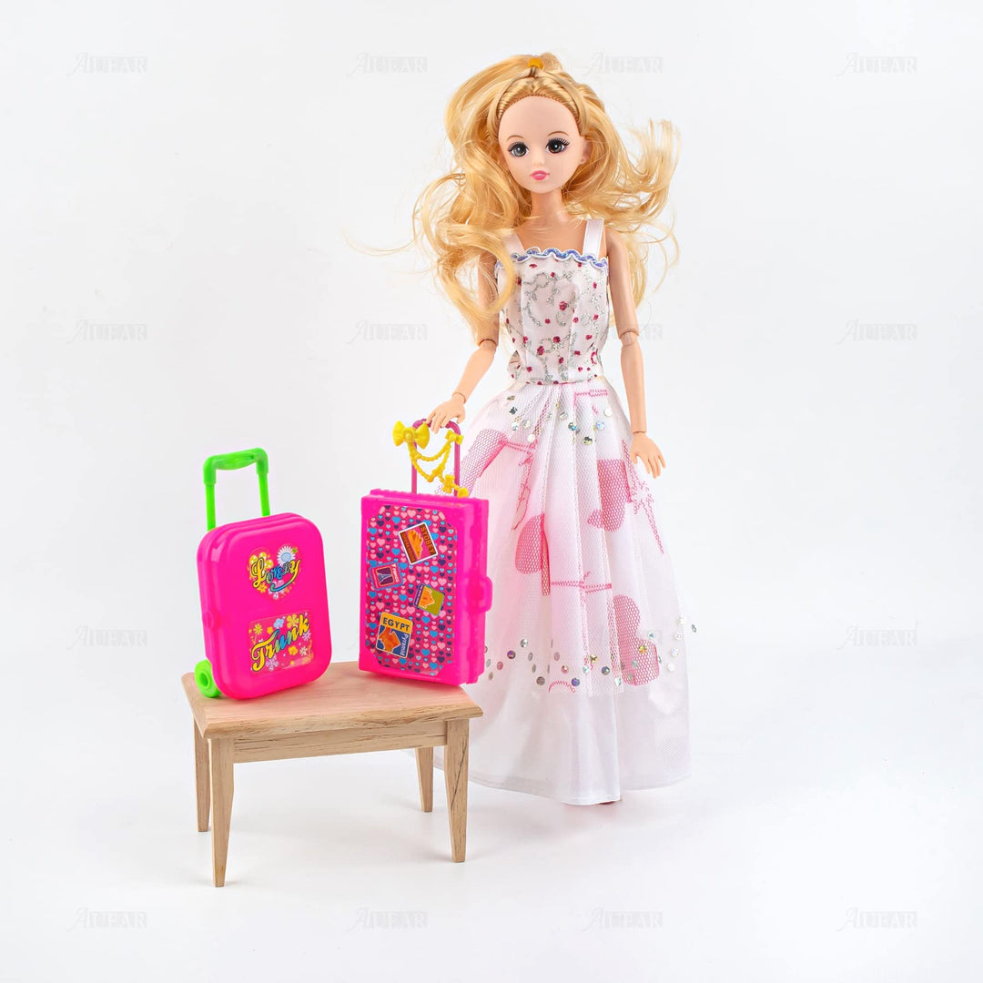 AUEAR, 2 Pcs Fashion Travel Hard Suitcase Box Reception Reception Accessories Gift Luggage for Wedding Decoration