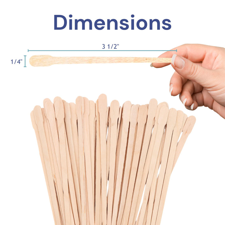 300- Pieces EXTRA SMALL WAXING STICKS Wax Applicator Cr