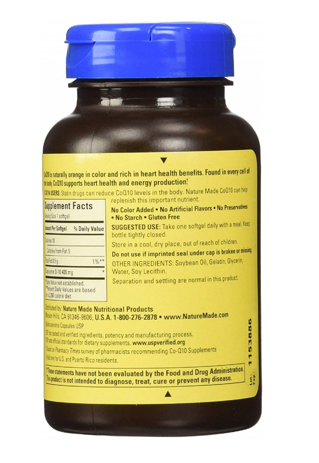 CoQ10 Coenzyme Q10 400 mg - 60 Softgels