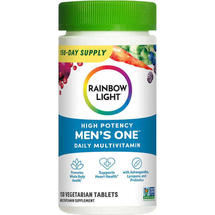 Mens One High Potency Daily Multivitamin, Vegetarian, 150 ct., Package May Vary