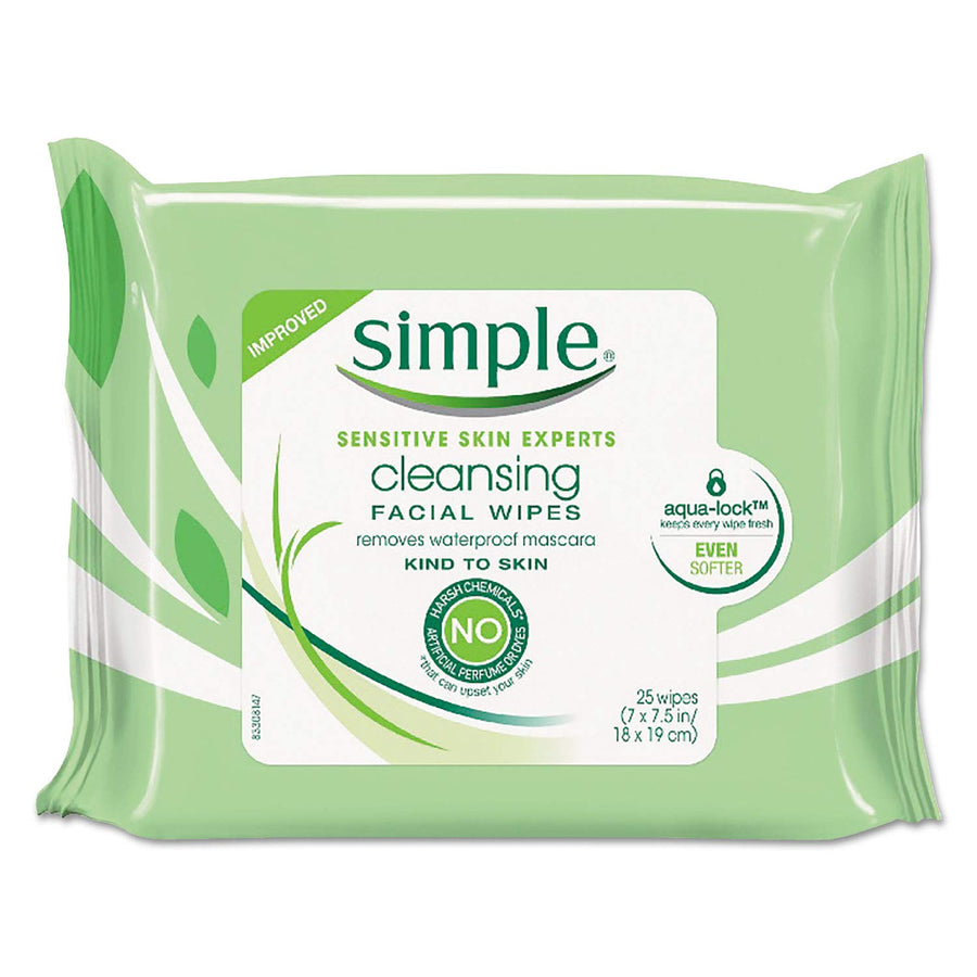 Simple Cleansing Facial Wipes, 25 Each by Simple