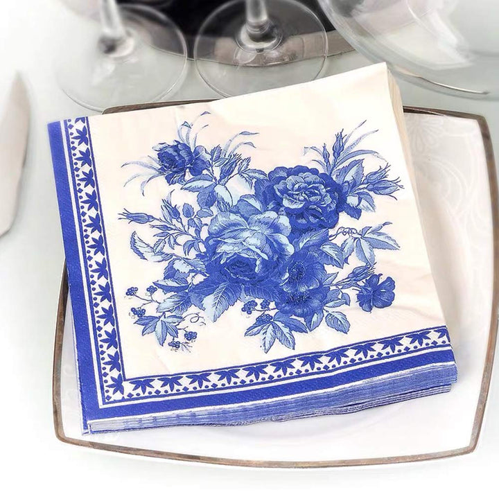 Meiosuns Napkins Floral Paper Napkins Tea Cups Paper Co