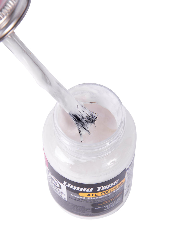 LTW-400 4OZ WHT LIQ Elec Tape, 4 Oz Bottle, White, 4 Fl Oz