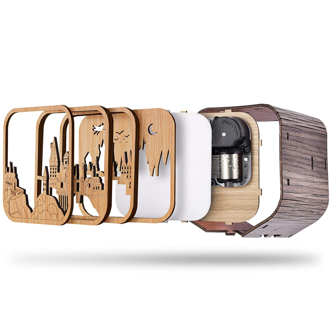 Musical Mechanism Movement DIY Clockwork Music Box, Fully Adapted to Forever Flowers Musical Box, BEAUTIFUL DREAMER (73 Songs Option)