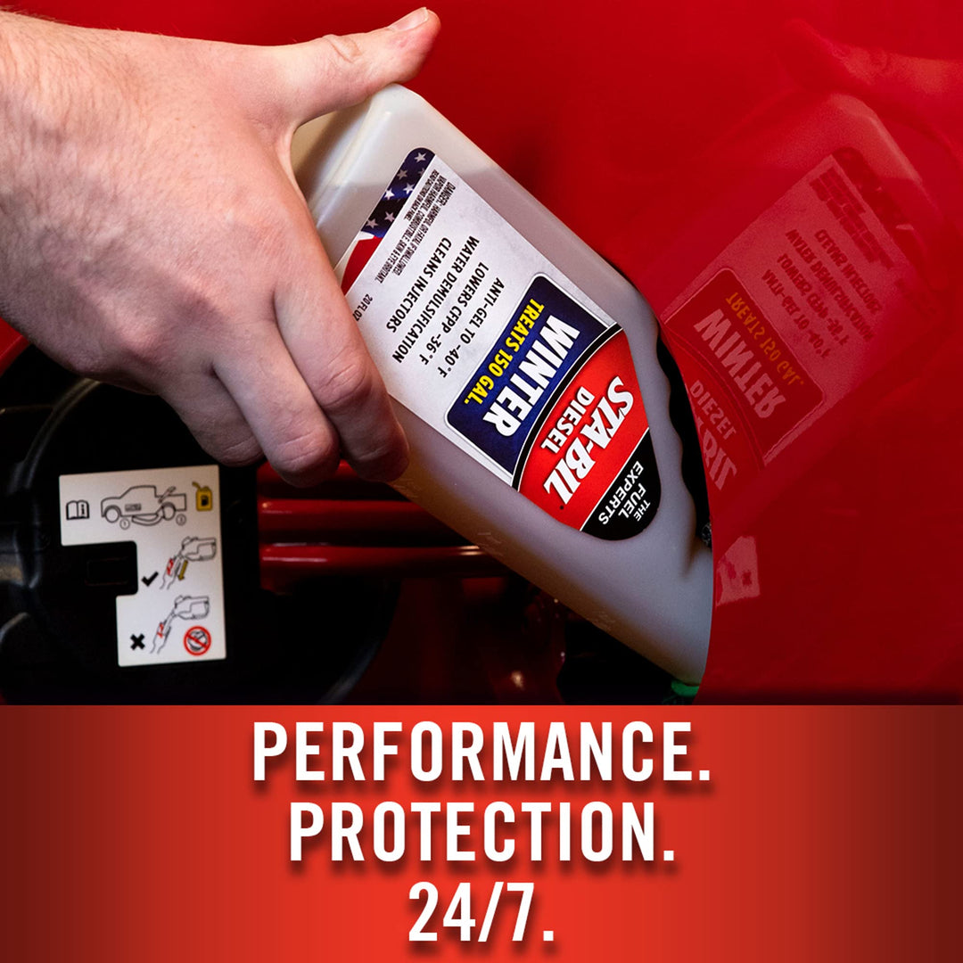 Diesel Winter Anti-Gel - Prevents Fuel Gelling Down to -40 Degrees Fahrenheit - Cleans Injectors - Treats 250 Gallons of Diesel Fuel, 20 fl. oz. (15225),Orange