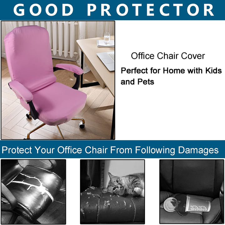 WOMACO Printed Office Chair Covers, Stretch Computer Ch