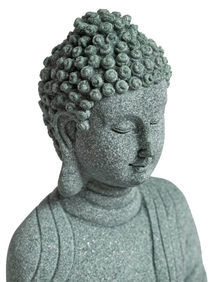 Little Buddha Statue - Handmade Buda Buddha Stone for Meditating Zen Fish Aquarium Tank Desktop Decor,Baby Buddha Figurine,Buddha Statue Indoor, Buddha Statue Outdoor, Buddha Statues for Home