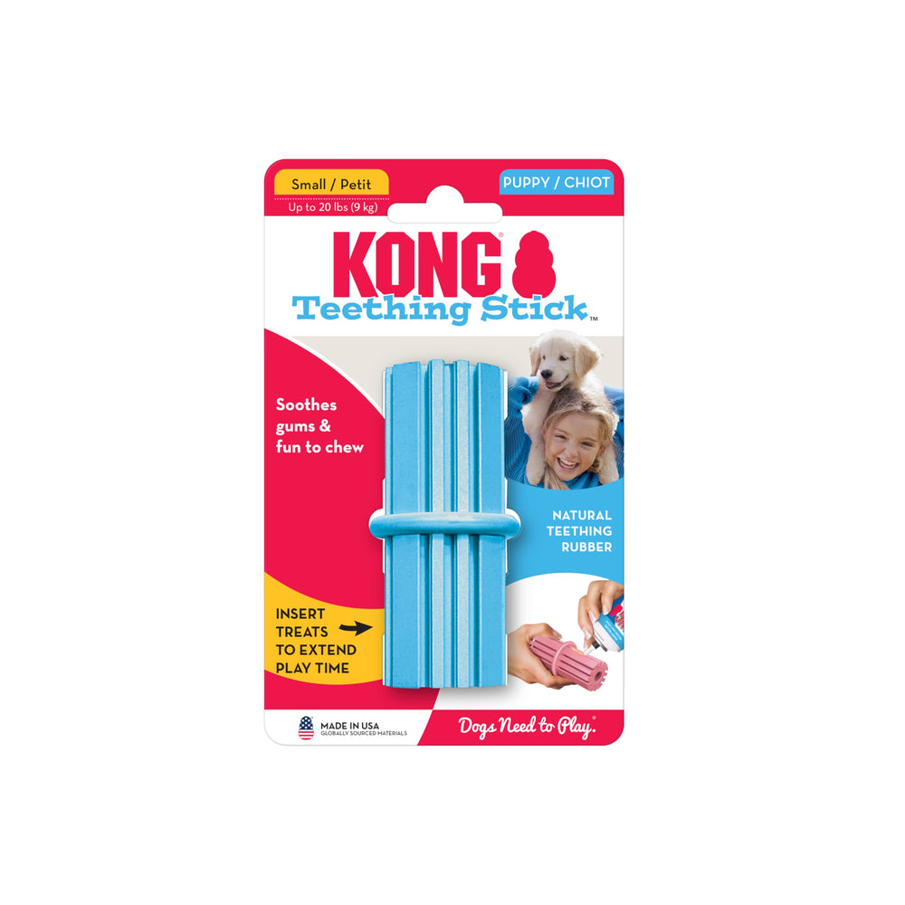 Puppy Teething Stick - Soft Teething Stick for Growing Puppies - Teeth Cleaning Dog Toy - Chew Toy for Puppies with Ridges - for Snacks & Treats - for Small Puppies - Randomly Provided Color
