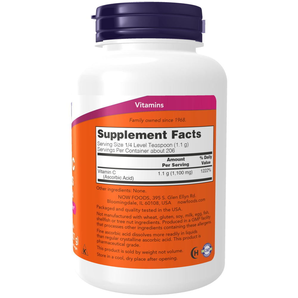 NOW Foods Supplements, Vitamin C Crystals (Ascorbic Aci
