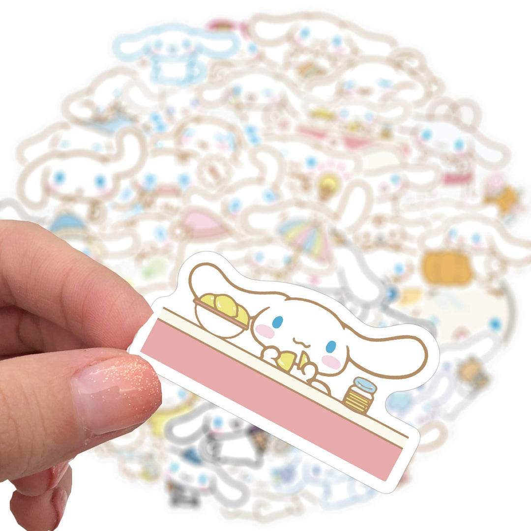 Cinnamoroll babyCinnamoroll Stickers| 50 Pcak | Vinyl Waterproof Stickers for Laptop,Bumper,Water Bottles,Computer,Phone,Hard hat,Car Stickers and Decals (Cinnamoroll)