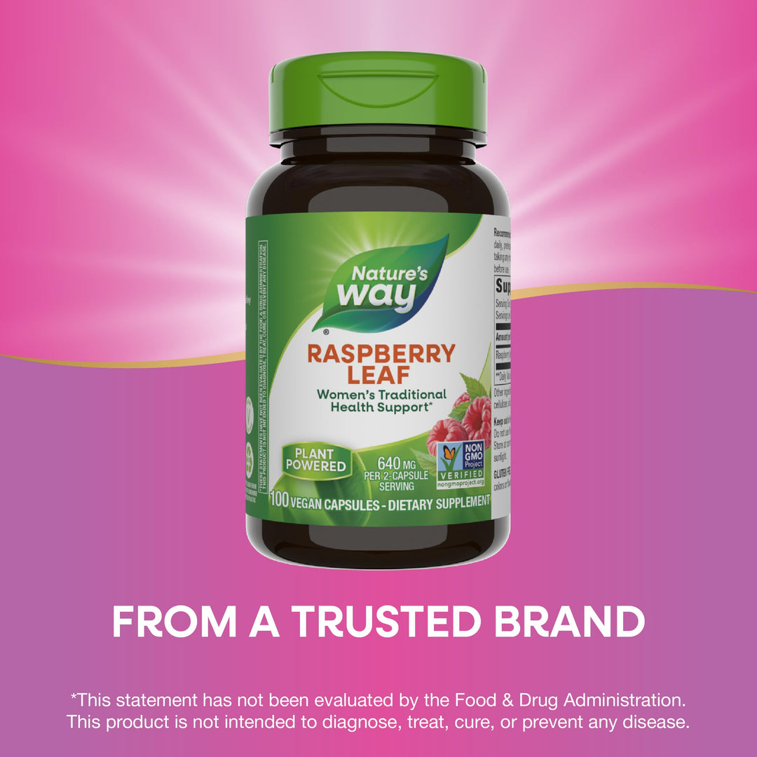 Nature&#39;s Way Raspberry Leaf, Traditional Suppor