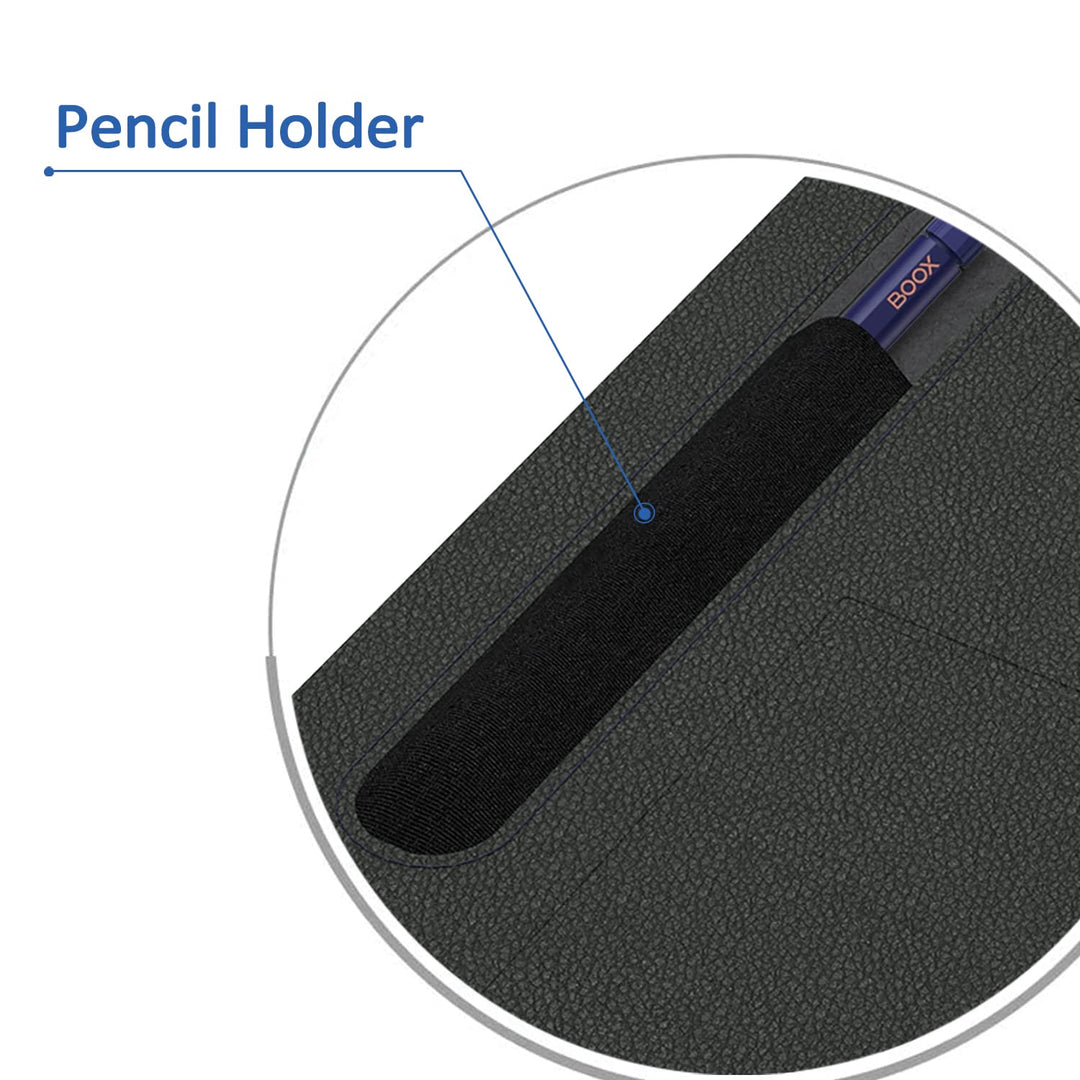 Book Folio Case for Boox Note Air 2/Air 2 Plus Tablet 10.3 (2021 Released),Lightweight Smart Case with Pencil Holder for Boox Note Air 2/Air 2 Plus Tablet case (Black)