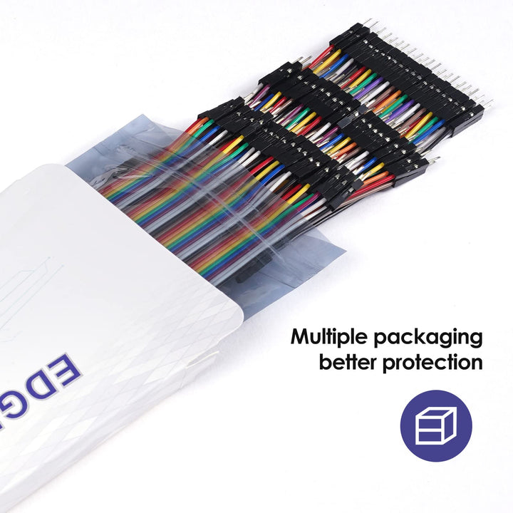 EDGELEC 120pcs 15cm Dupont Wire Male to Female Breadboa