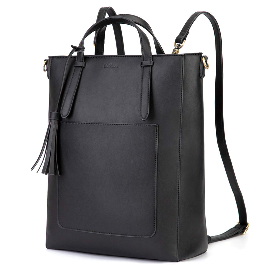 Tote Bag Convertible Backpack Purse for Women Vegan Leather Handbag Multifuction Shoulder Bag