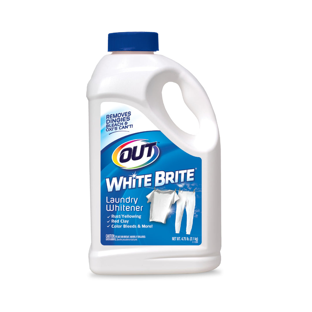 OUT White Brite Laundry Whitener Powder, Stain Remover 