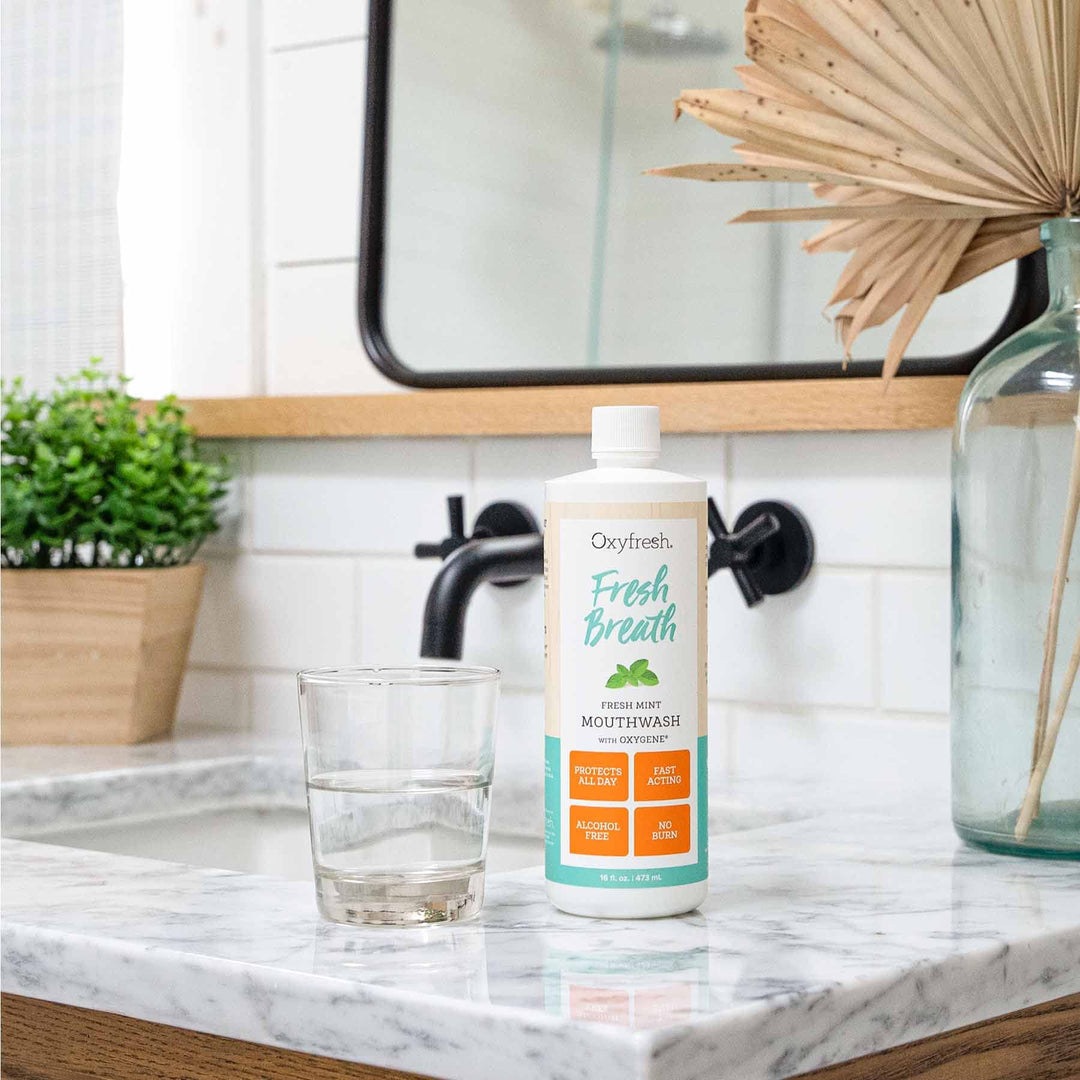Oxyfresh Fresh Breath Fresh Mint Mouthwash – Dentist Re
