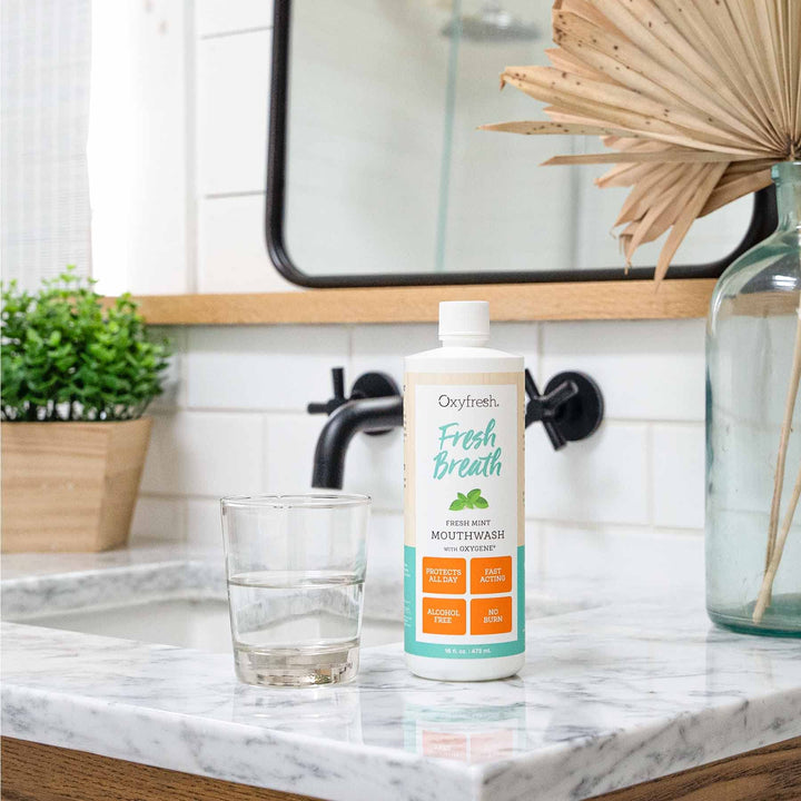 Oxyfresh Fresh Breath Fresh Mint Mouthwash – Dentist Re
