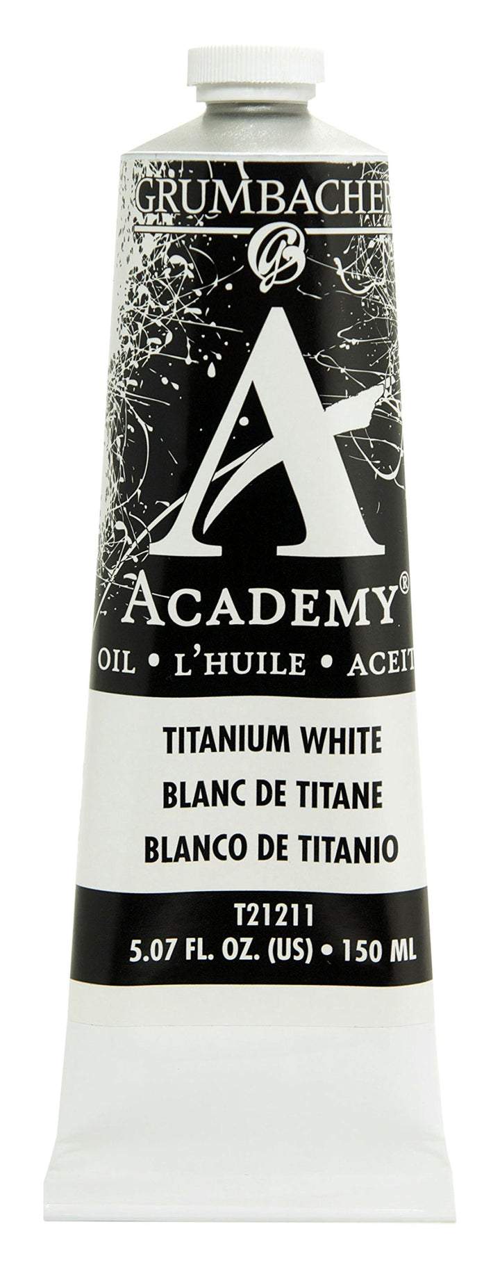 Academy Oil Paint, 150 ml/5.07 oz, Titanium White