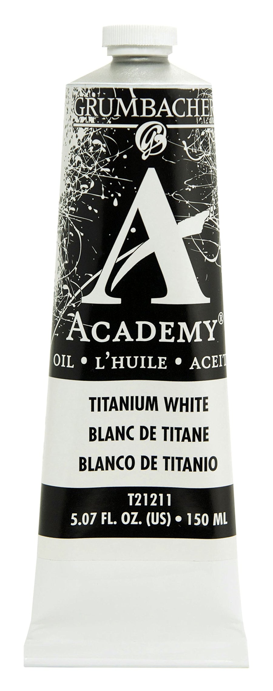 Academy Oil Paint, 150 ml/5.07 oz, Titanium White