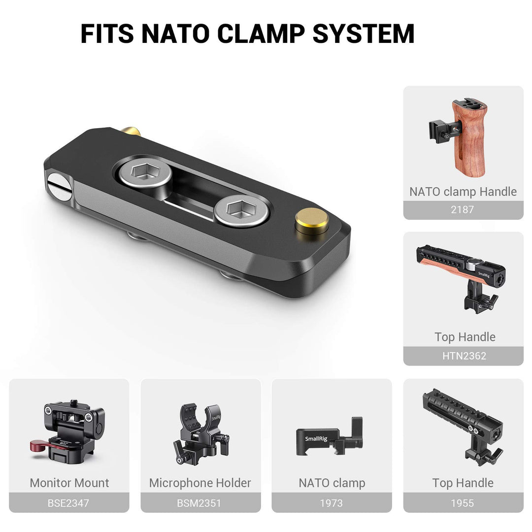 SMALLRIG Universal Low-Profile Quick Release NATO Rail 